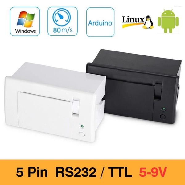 Mini 58mm Panel Embedded Thermodrucker mit Schnittstelle RS232L Verwendung für Empfangsticket ESC POS Arduino Android 5V-9V