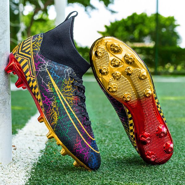 Sapatos sociais Bota de futebol de alta qualidade Neymar botas de futebol para cinco Chuteira Campo Clears tênis de treinamento masculino Ourdoor uniforme feminino TFAG 230719