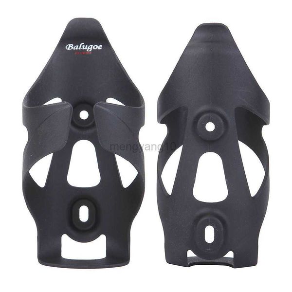 Gabbie per bottiglie d'acqua BALUGOE Portaborraccia per bici da strada Fibra di carbonio Fibra di vetro Portaborraccia per mountain bike Portabicchieri Accessori per biciclette HKD230719