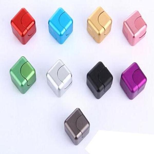 Cubo magico senza fine di metallo Cubo infinito premium Fidget Toys Deformazione in lega di alluminio Magico cubo infinito Fidget Toys Antist238tZZ