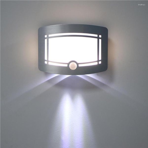 Lampada da parete Sensore wireless LED Light Percorso di forma quadrata in stile europeo