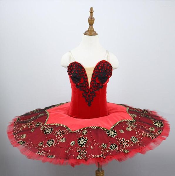 Стадия ношения взрослые черные красные профессиональные балетные костюм для депутата Kitri Don Quiosote Dutus юбка классическая балерина дети