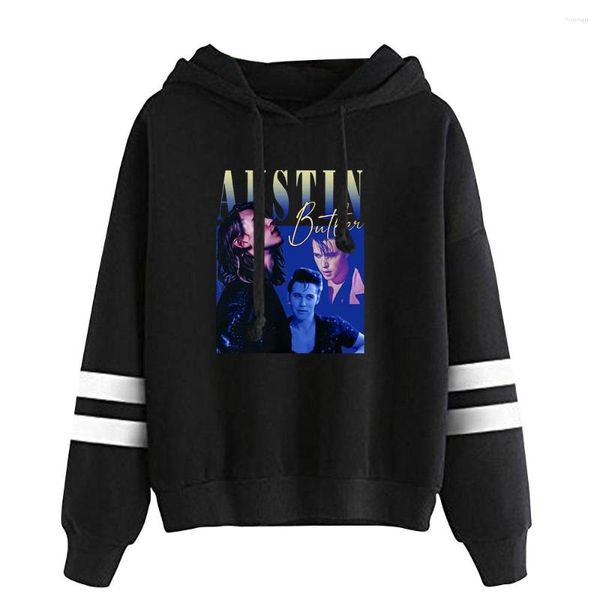 Herren Hoodies Austin Butler Movie 2023 Logo Merch Pullover Hoodie Mode Kapuzenpullover Trainingsanzug