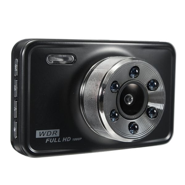 3 inç Araba DVR kaydedici Full HD Sürüş Dashcam Araç Video Kamera Novatek Yonga Seti 140 Derece Gece Görme G-Sensör Döngü Kayıt