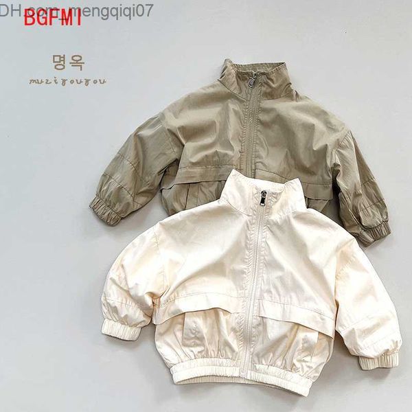 Mantel Koreanische kinder Kleidung Herbst 2-9Y Frühling Mantel Jungen Dünne Jacke Baby Mädchen Sonnenschutz Mäntel kinder Jacke Z230720