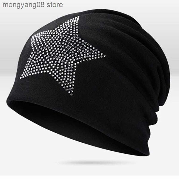 Beanie / Skull Caps LOVINGSHA Cappello da donna di marca di alta qualità Unisex Warm Ladies Autunno Inverno Cappello Moda Hip-Hop Beanie per uomo Cap HT187 T230719