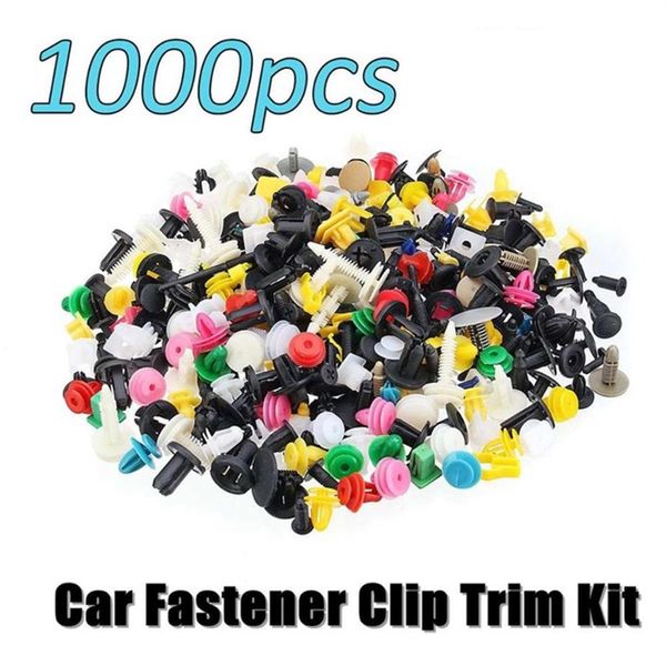 500Pcs Universal Mixed Joint Parts Auto Fastener Car Bumper Clips Retainer Push Engine Cover Rivet Door Panel for Liner213l