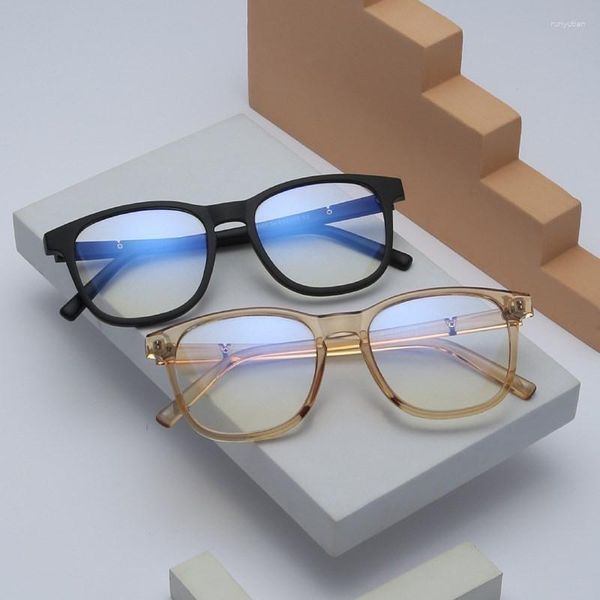 Sonnenbrillen, quadratisch, blaues Licht blockierende Brillengestelle, für Männer, Gaming, TR90, Anti-Ray-Brillen, Designer-Mode, Damen, lesen Sie transparente Brillen