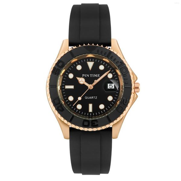 Нарученные часы Pintime Top Brand Watch Man Sports Fashion Quartz Защитные часы Силиконовый ремешок из нержавеющей стали Водонепроницаемые 30 -метровые повседневные