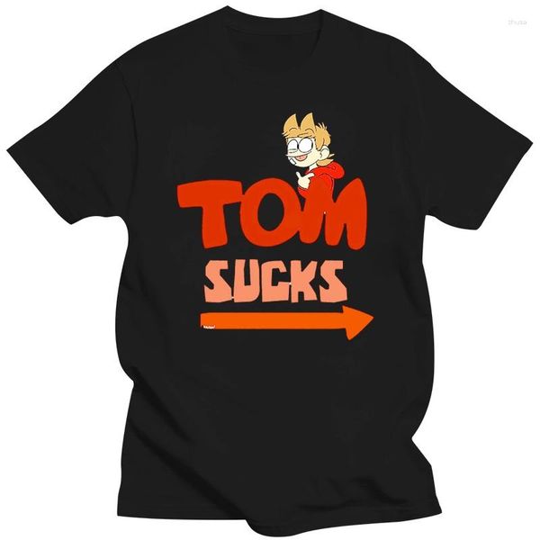 Мужские футболки T смешные мужчина рубашка женская новинка футболка Том сосет EW Tord Eddsworld, соответствующая футболка, крутая футболка