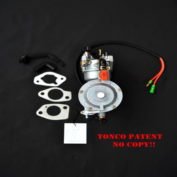 kit di conversione propano GPL NG per generatore a benzina ibrido 5KW 5000W 188F carburatore dual fuel con starter manuale288f