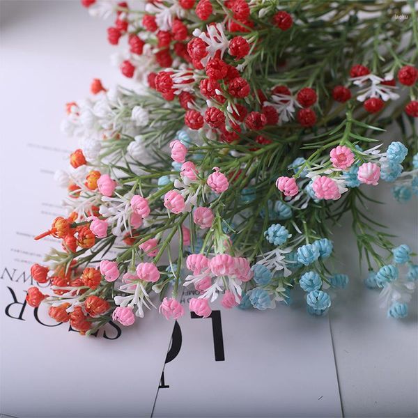 Dekorative Blumen voller Stern künstliche Kunststoff Gypsophila DIY Blumensträuße Hochzeit Geburtstag Party Home Decor 2023 Mariage