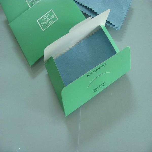 Pacote de 30 unidades 11 cm x 7 cm Pano polonês de prata para joias de prata esterlina 925 de qualidade com embalagem de papel 275n