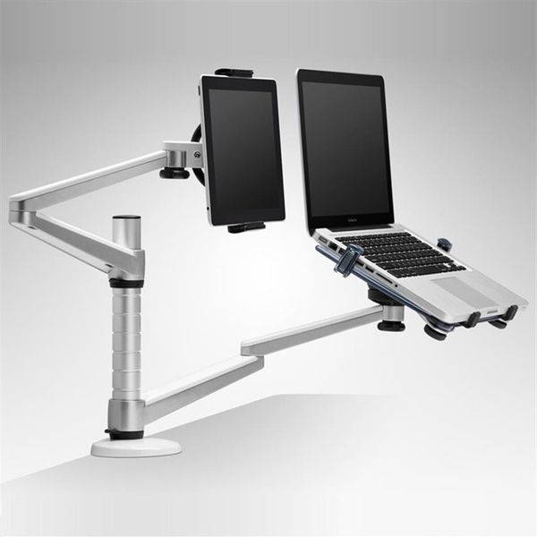 Dizüstü Bilgisayar 360 Taşınabilir Stand Dizüstü Bilgisayar Ayakta Tablo Alüminyum Alaşım Dizüstü Bilgisayar Katlanabilir Lapdesks Tablet Stand Lapdesks Dizüstü Bilgisayar STA181M