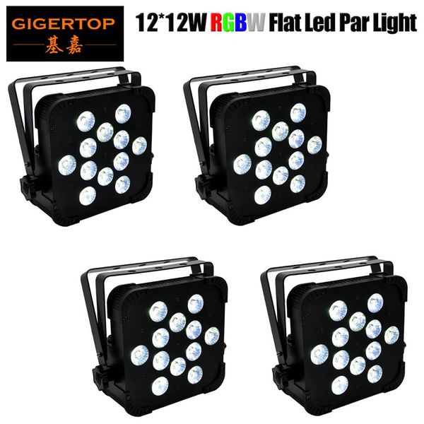 Cadılar Bayramı Projektör SHDHDS Alüminyum Alaşım LED PAR 12X12W RGBW 4IN1 Işıkları DMX512 DISCO Noel Işıkları Aşaması DJ299W