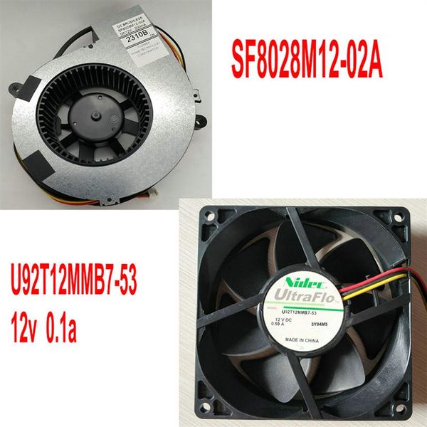 NIDEC 8025 12V Projektör Soğutma Fanı U92T12MMB7-53 SF8028M12-02A293G
