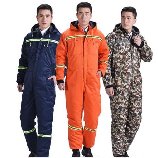 M-4XL Neue Männer Winter Arbeit Baumwolle einteilige Overalls Verdickung Overall Bau Arbeit Fabrik Siamese Protectiv265c