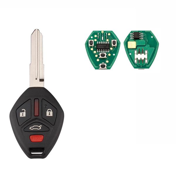 3 1Buttons Mitsubishi Galant Eclipse 2008 2009 2012 2012 2012 için Mitsubishi Galant Eclipse için Akıllı Uzaktan Anahtar Transponder Chip ID46