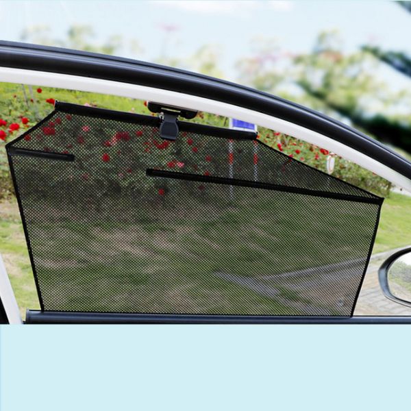 Pára-sol da janela lateral do carro Guarda-sol retrátil automático universal para janela do carro Pára-sol bloqueador de sol para proteção de janela 230718