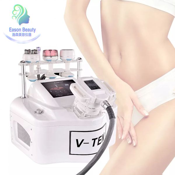 Portátil v10 forma do corpo perda de peso vácuo 80k cavitação emagrecimento rolo moldar máquina de massagem remoção de gordura face lift