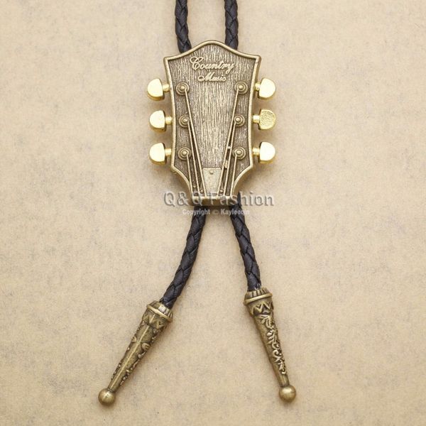 Bolo-Krawatten, Western-Country-Musik, Gitarrenband, Leder, Rodeo Bola, Bolo-Fliegen, Herren-Krawatte, Gravata, Borboleta, Corbata, Schmuck, Tropfen 230719