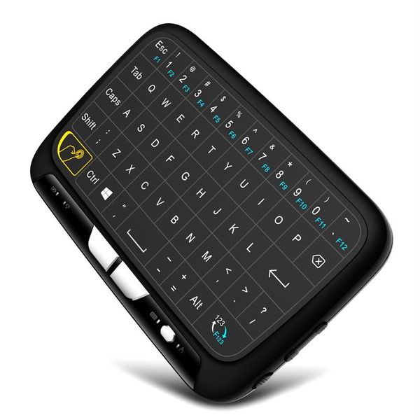 H18 Plus kabellose Tastatur mit Hintergrundbeleuchtung, H18 2 4 GHz Fly Air Mouse, Vollbild-Touchpad, Combo-Fernbedienung, Hintergrundbeleuchtung für PC, Android TV, 234 G