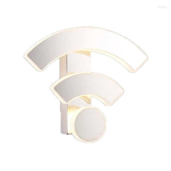 Wandleuchte Interessante WIFI-Logo-Form Acryl-LED-Innentisch für Schlafzimmer Wohnzimmer St