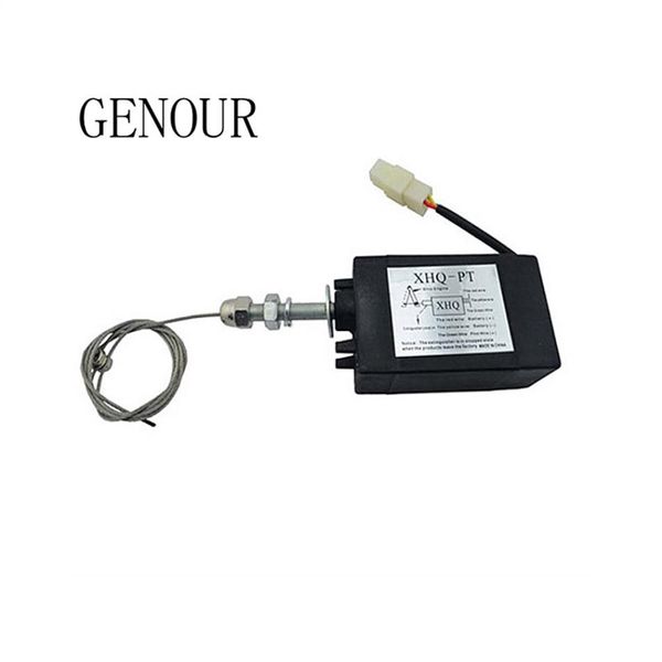 Jeneratör Aksesuarları 12V 24V Dizel Motor Yakıt Durdur Solenoid Valfı XHQ-PT SUNGOFF SOLENOID Çekme tipi Flameout Manyetik 90N-11166Q