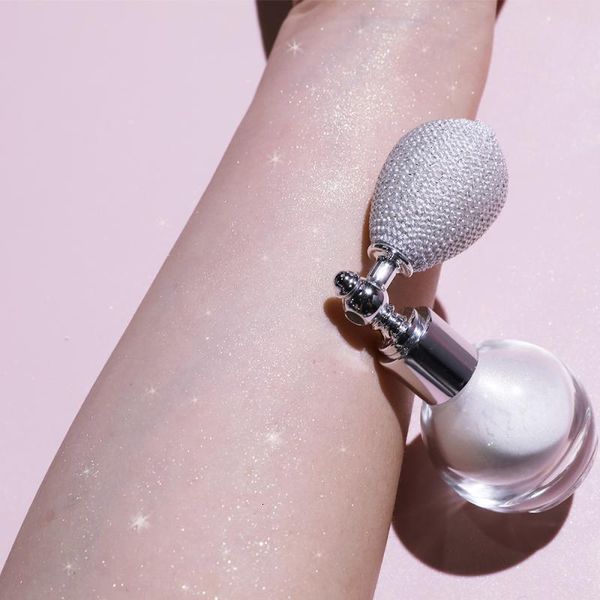 Body Glitter TEAYASON Glitter Powder Spray Diamond Air Bag Fragrance Powder High Light Eyeshadow High Gloss Powder Glitter Spray Makeup TSLM1 230718