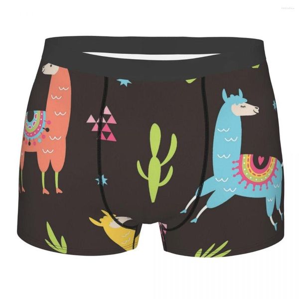 Mutande Alpaca Intelligente Vivace Giocherellona Adorabile Cherubino Mangia Erba Homme Mutandine Intimo uomo Pantaloncini sexy Boxer Slip