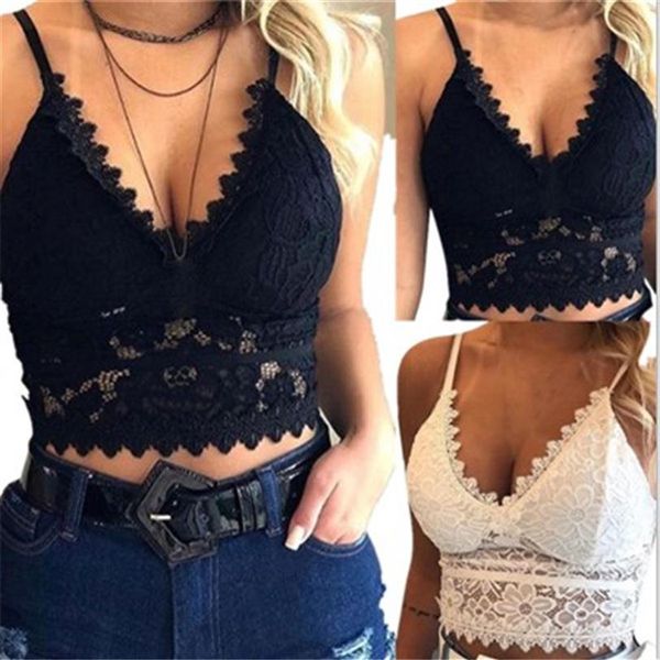 Frauen Plus Größe Unterwäsche Floral Bralette Gepolsterte Push-Up Spitze Bhs Sexy Dessous Korsett Camis Draht Sheer Bh Crop Tops Brass213y