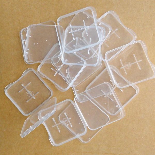 100 PCS PP Plastik TF 1GB 2GB 4GB 8GB Mikro SD Bellek Kartı Kılıfları Kutu278s