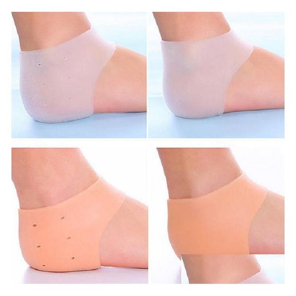 Fußbehandlung 1000 Teile/los Sile Care Tool Feuchtigkeitsspendende Gel Ferse Socken Rissige Haut Schutz Pediküre Gesundheit Monitore Masr Drop Deli Dhh3R
