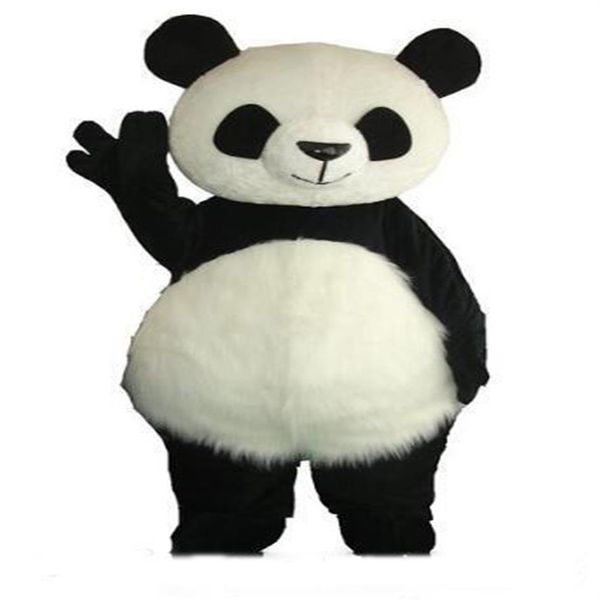 Traje de mascote de panda clássico de fábrica 2019, traje de mascote de urso, traje de mascote de panda gigante 257Q