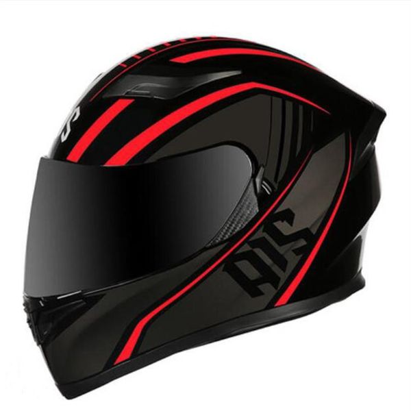 Capacete de motocicleta bateria capacete de carro personalidade moda quatro estações inverno motocicleta equitação proteção à prova dwaterproof água à prova de vento hel241Z