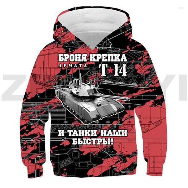 Erkek Hoodies Boys Game World of Tanks Hoodie 3d Gerand Street Giyim Erkekler Çocuk Savaş Thunder Anime Giysileri Harajuku Pullovers Uzun Kollu