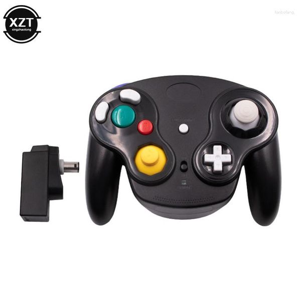 Controladores de jogo para controle remoto Bluetooth 2,4 GHz Wii N G C PC