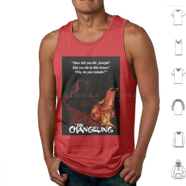 Herren Tank Tops Changeling Weste ärmellos Halloween Horrorfilm gruselige 80er Jahre Retrofilme Monster Geist Gruselgeschichten