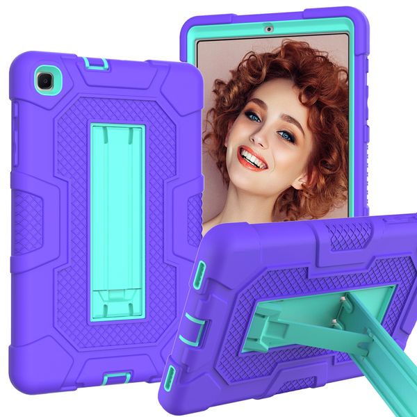 Capa protetora para tablet infantil casual para Samsung Galaxy Tab A 8.4 T307 8.0 T290 T295 Silicone PC Kickstand Diamond Shape Anti-Shock Defender Capa resistente