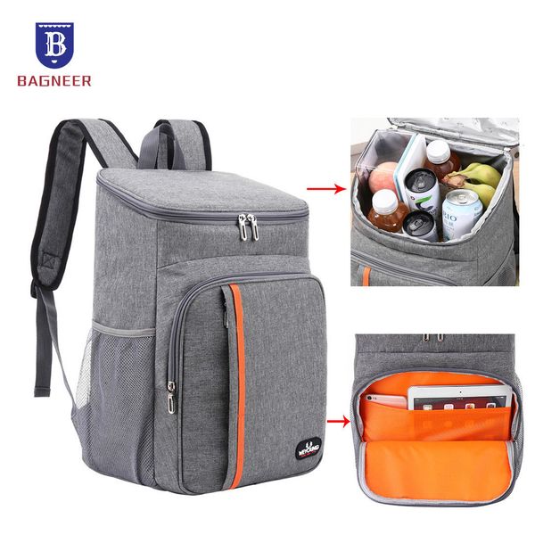 Kühlakkus/isotherme Taschen, 20 l, für den Außenbereich, Thermo-Kühlrucksack, isolierte, auslaufsichere Lunchtasche, Camping-Getränkekühlschrank, Picknick-Lebensmittel-Frischhaltetasche 230718