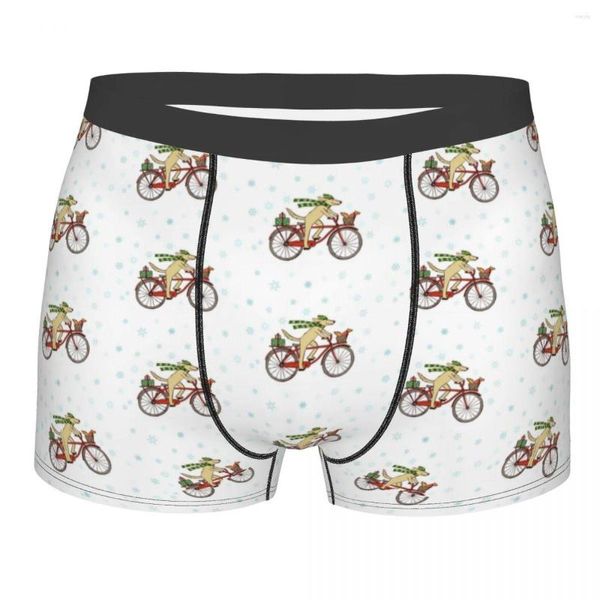 Cuecas masculinas para ciclismo, bicicleta, boxer, shorts, cuecas macias, ciclismo, corrida, Homme, novidade S-XXL