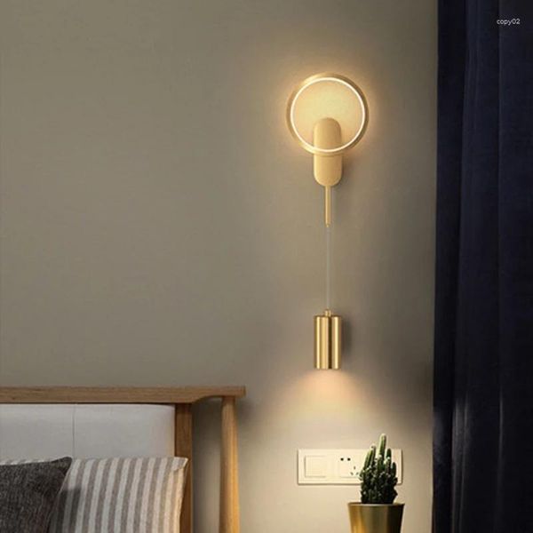 Wandleuchte Nordic Einfache Moderne LED-Lampen Korridor Lange Streifen Wohnzimmer Nachttisch Schlafzimmer Licht Luxus