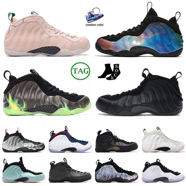 Foam One Outdoor Men Scarpe da pallacanestro penny hardaway Pure Platinum White Galaxy Paticle Beige Pure Shattered Ar Backboard Scarpe da ginnastica da uomo Sneakers