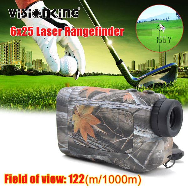 6x25 profissional medidor de distância de golfe binóculos telêmetro com laser digital iluminado bússola distância de potência telêmetro telescópio binocular luneta