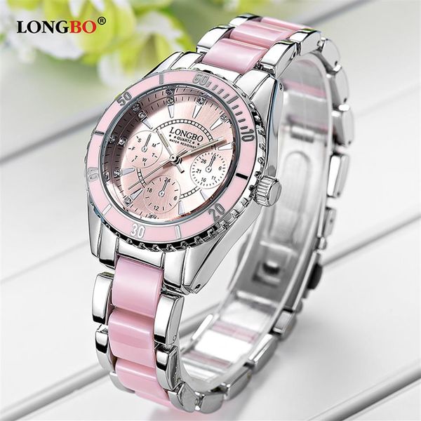 Longbo Hediye Kadınlar Lady Grace Wristwatch Relogio Feminino Montre Relogio Feminino Mujer 80303210J