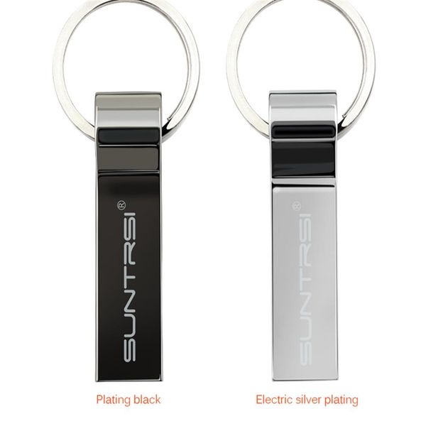 Unidade flash usb de metal com chaveiro USB 2 0 Disco à prova d'água Flash Memory Stick Unidade de armazenamento de alta velocidade 32gb211k