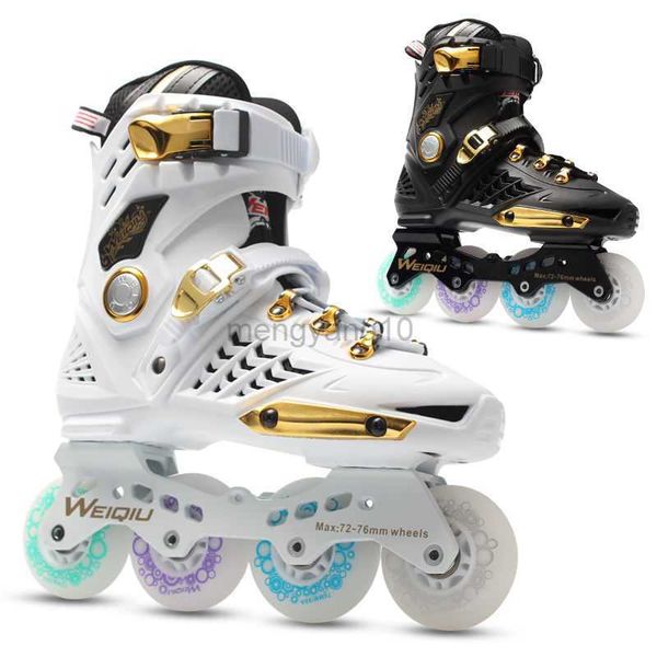 Patins Inline 2021 Winter Professional Speed Patins Inline Woman Man Kids Skating Shoes Tênis Outdoor patins 4 rodas Tamanho 30-44 HKD230720