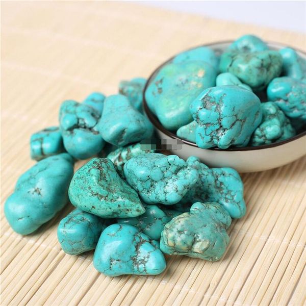 Intero 200g Bulk Big Tumbled Stone Turquoise Crystal Healing Reiki Mineral2428