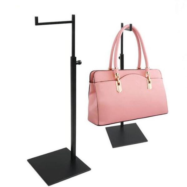 Nova bolsa de chegada Stand Stainess Aço de aço mochila rack de mochila ajustável Bolsas de metal ajustável Purse da peruca Rack SH243R