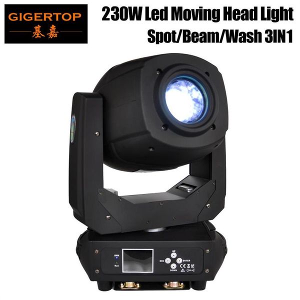 TIPTOP 230W LED Moving Head Licht Strahl Spot Zoom Lyre Rotation 6 5 Prisma Moving Head mit zwei Effekten für DJ Nachtclub Party Licht TP-L2314W